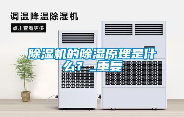 除濕機(jī)的除濕原理是什么？_重復(fù)