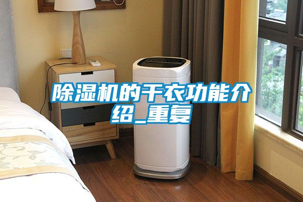 除濕機的干衣功能介紹_重復(fù)