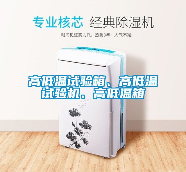 高低溫試驗(yàn)箱、高低溫試驗(yàn)機(jī)、高低溫箱
